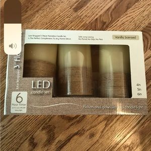 Flameless candle set (3)